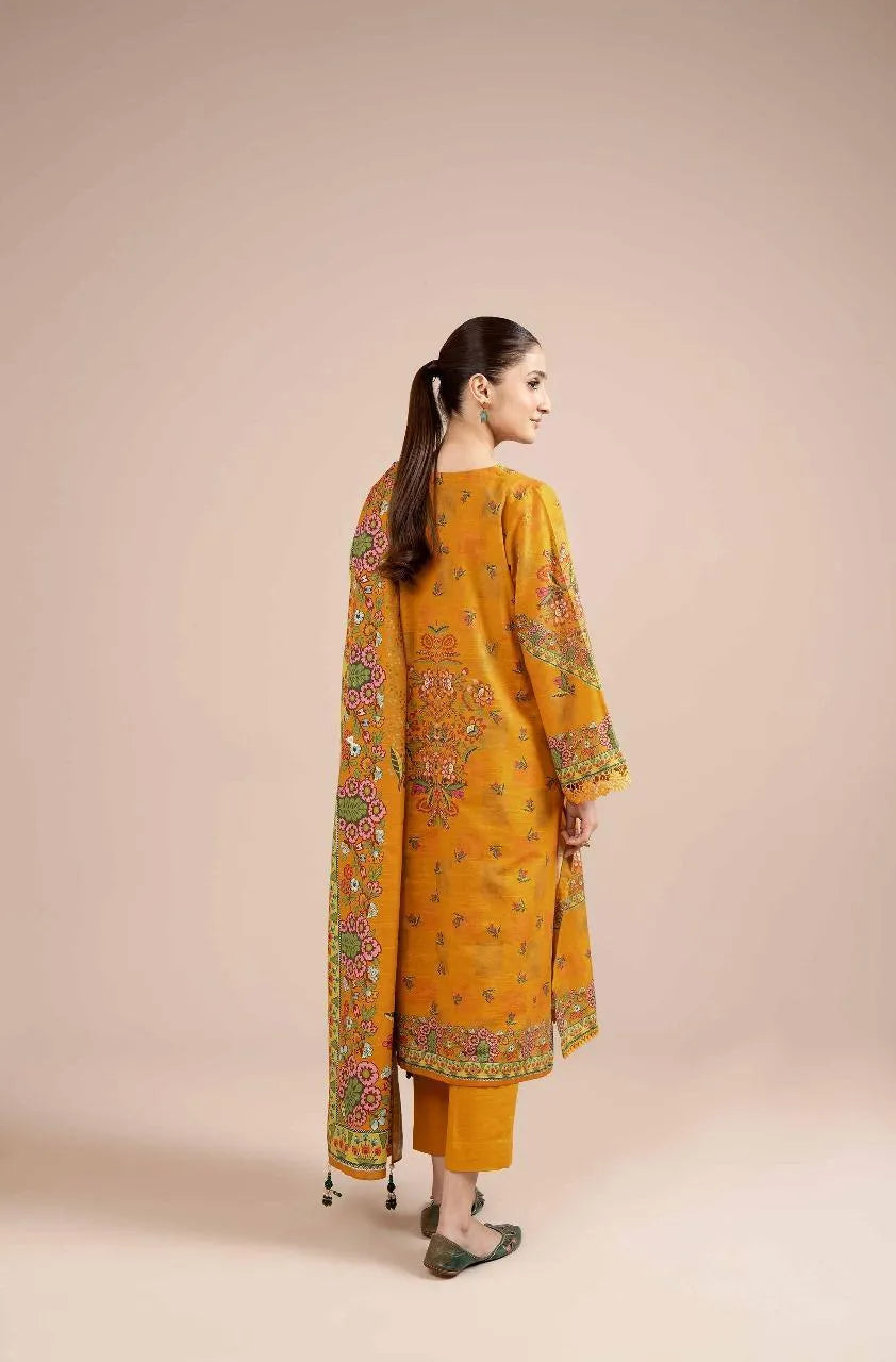 Golden Digital Printed Karandi